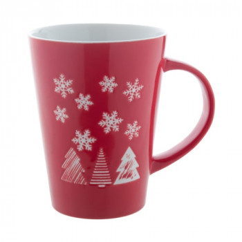 Чаша порцеланска Новогодишна 380мл